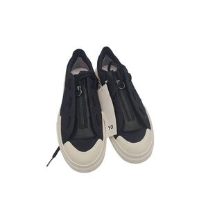 NWT Y-3 AJATU Court Low Top Sneakers Black Zip Rubber US 9 Sneakers